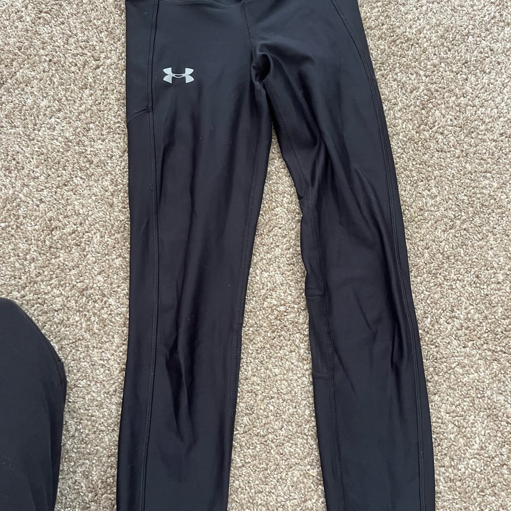 Under Armour Jet Black Athletic Leggings